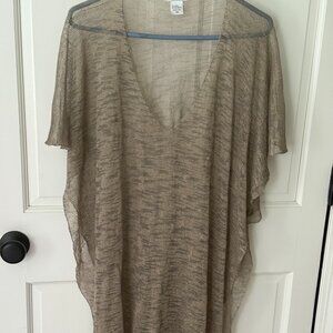 Garnet Hill Linen Cover up/top